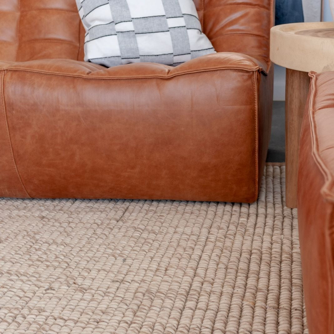 Wool Rug Stone Arctic Stone Wool Rug – Natural Rugs Australia